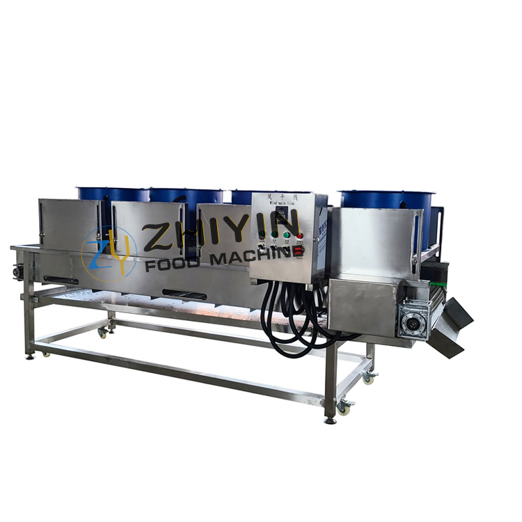 Industrial Fruit Dehydrator Machine vegetable fruit seafood washing drying machine,Blanching cooling machine